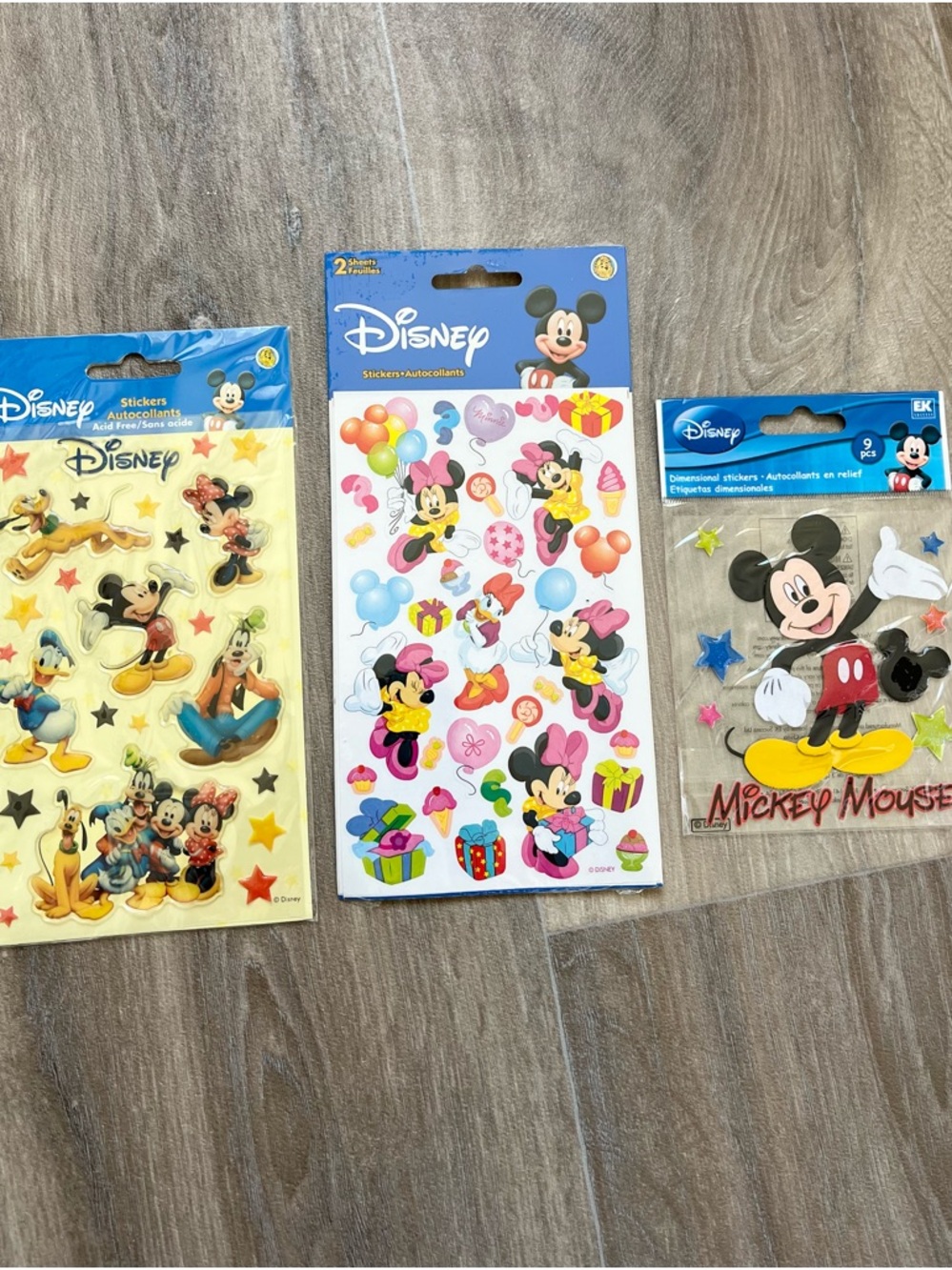 NEW✨ Sandylion & EK Success Disney Mickey and Minnie Mouse Sticker Sheets